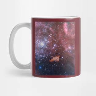 Swimming in Star Covered Water Mug